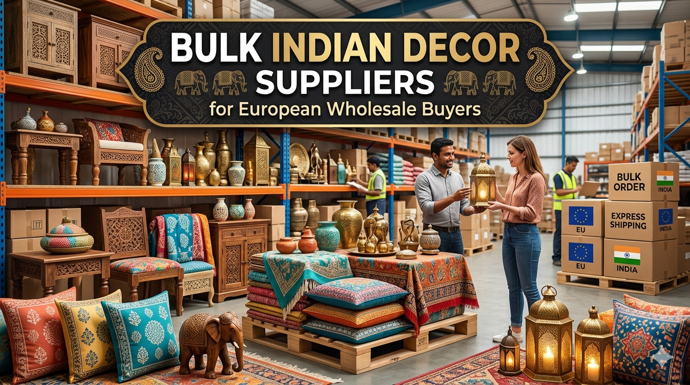 Bulk Indian Decor Items Suppliers for European Wholesale Buyers