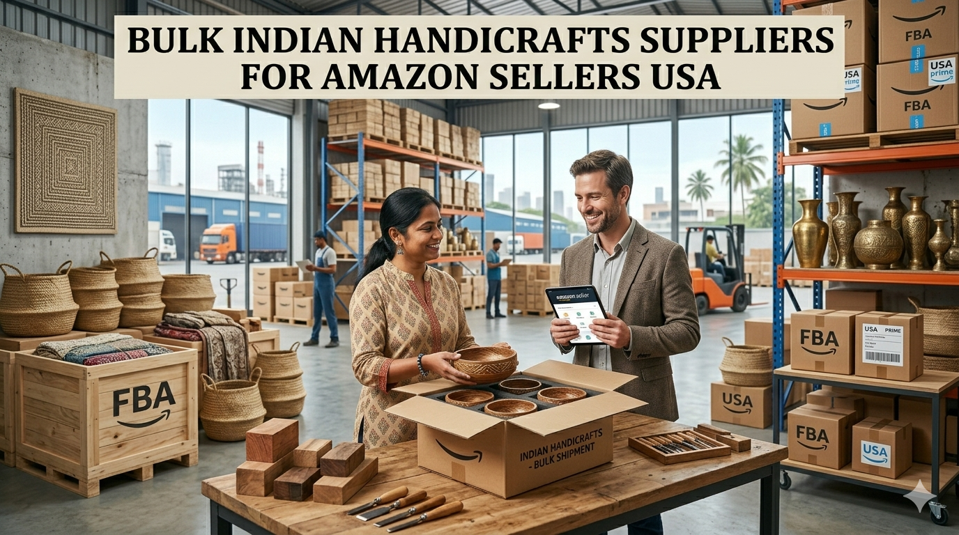 Bulk Indian Handicrafts Suppliers for Amazon Sellers USA