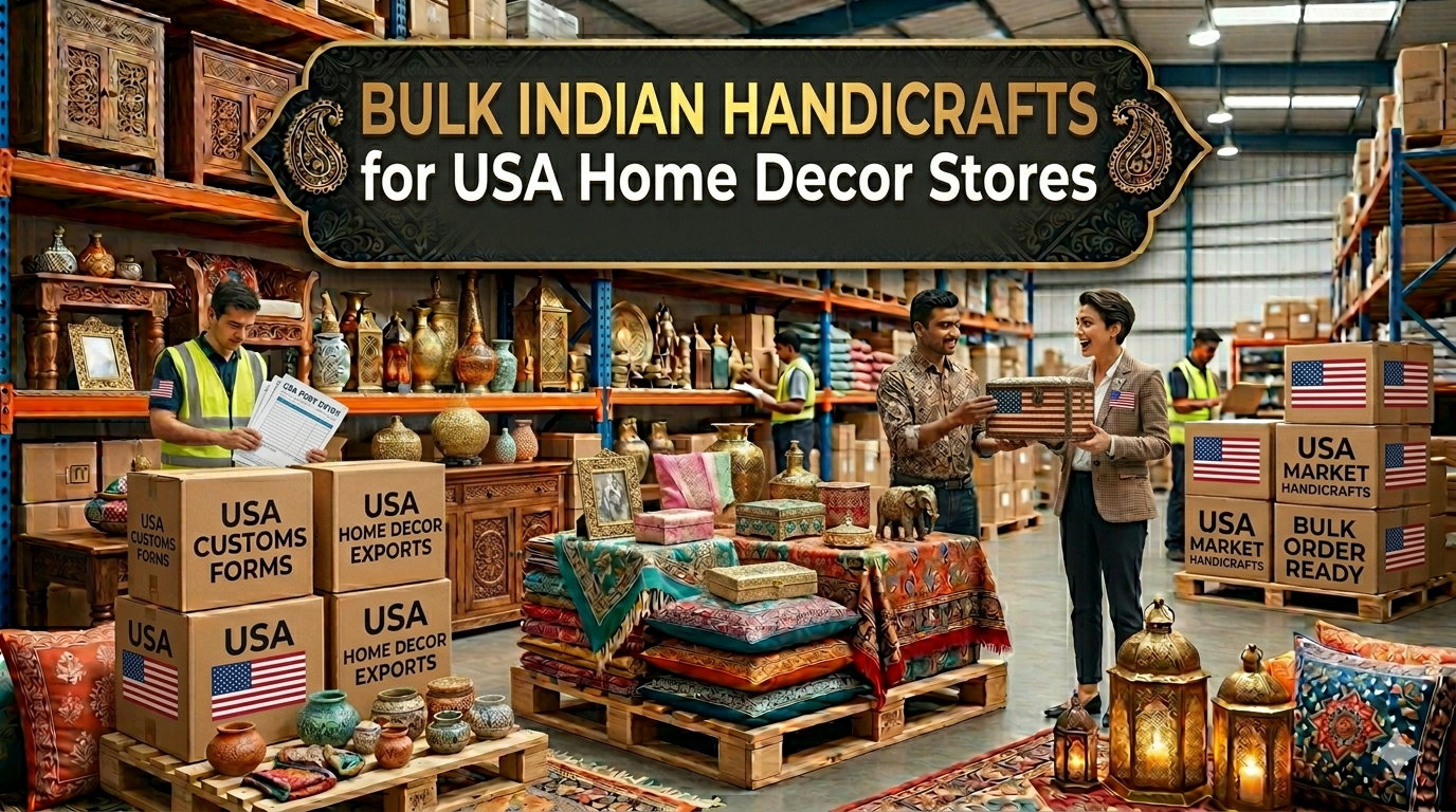 Bulk Indian Handicrafts for USA Home Decor Stores