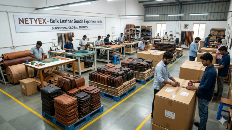 Bulk Leather Goods Exporters India for Global Brands