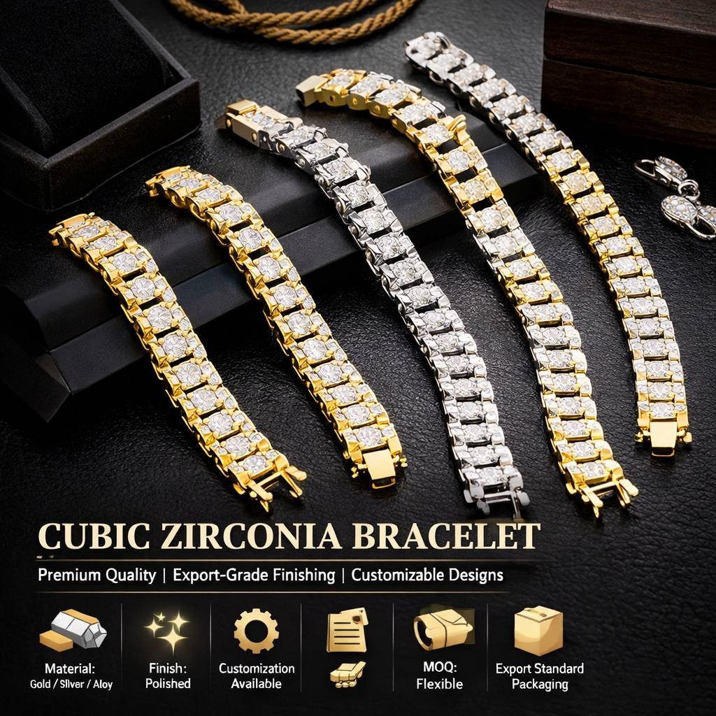 Cubic Zirconia Bracelet - Artificial