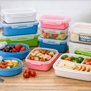 Durable BPA-Free Plastic Lunch Boxes for Daily Use