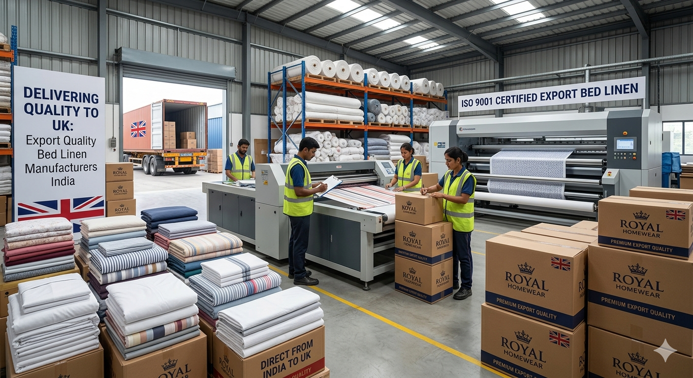 Export Quality Bed Linen Manufacturers India for UK Buyers