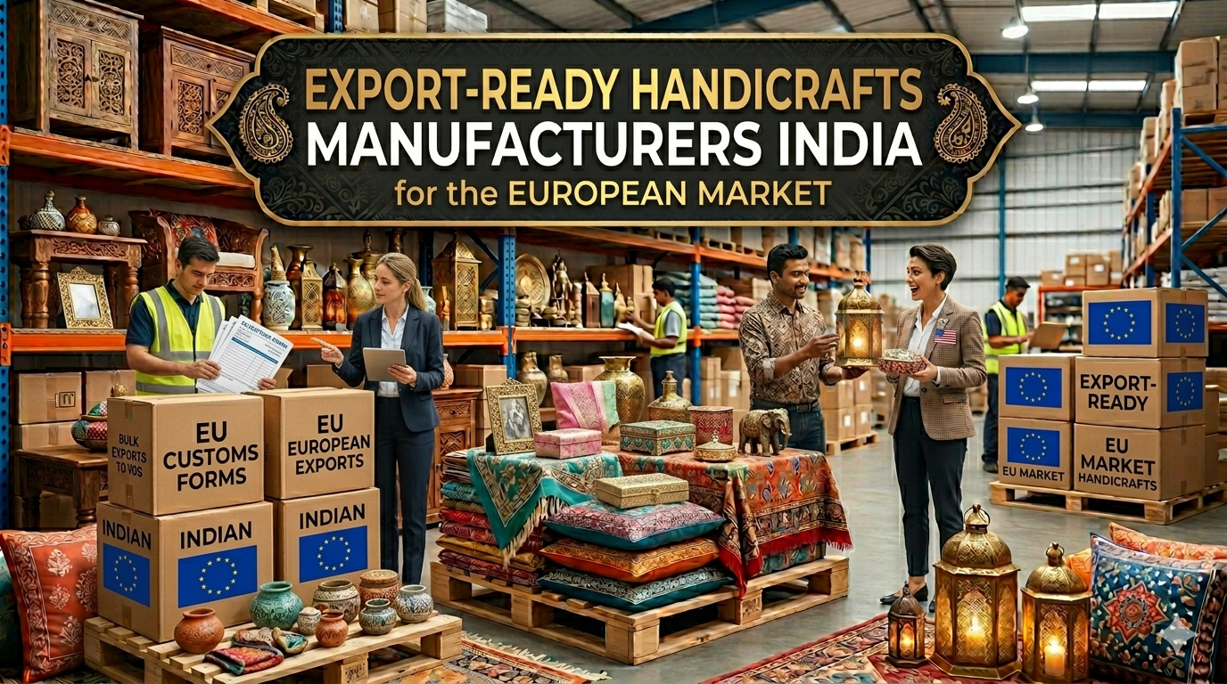 Export-Ready Handicrafts Manufacturers India for European Market