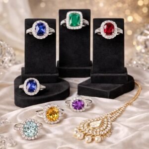 Bulk Gemstone Silver Rings Supplier India | Wholesale Jewelry Exporter