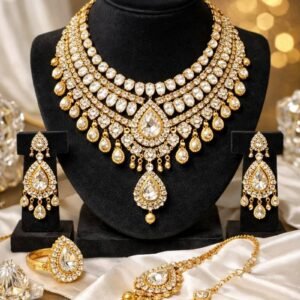 Bulk Gold Plated Necklace Set Supplier India | Wholesale Jewelry Exporter