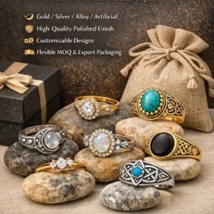 Bulk Handmade Artisan Rings Supplier India | Wholesale Jewelry Exporter