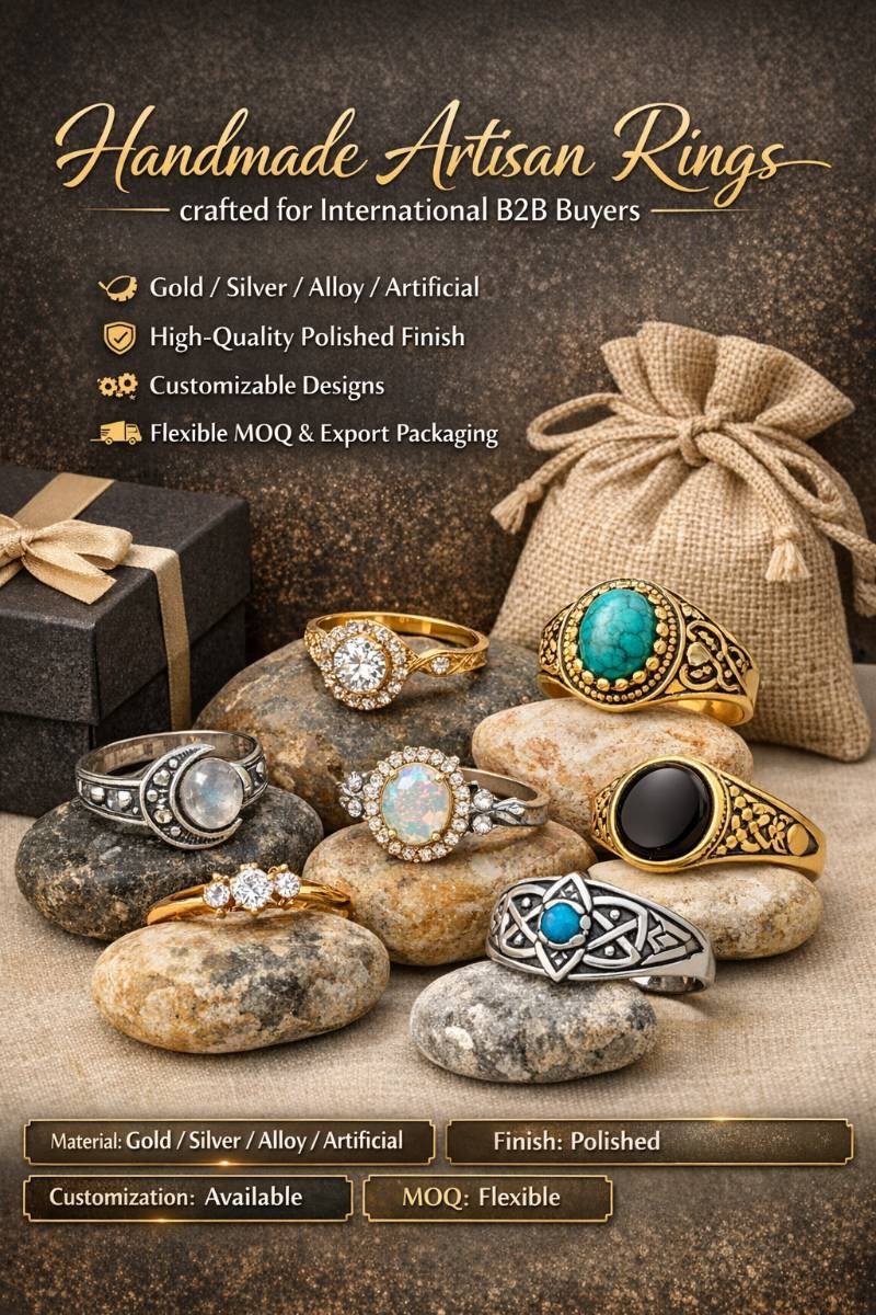 Handmade Artisan Rings - Artificial