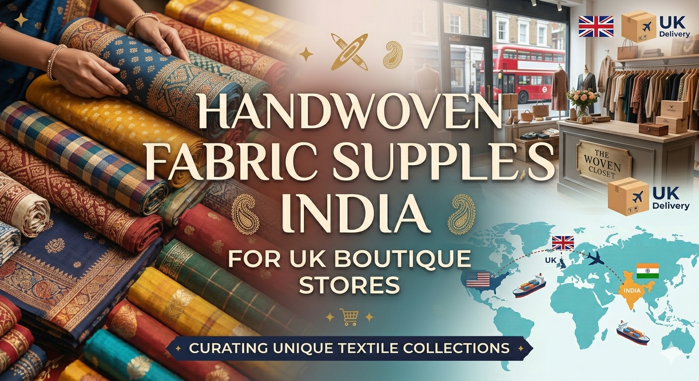 Handwoven Fabric Suppliers India for UK Boutique Stores