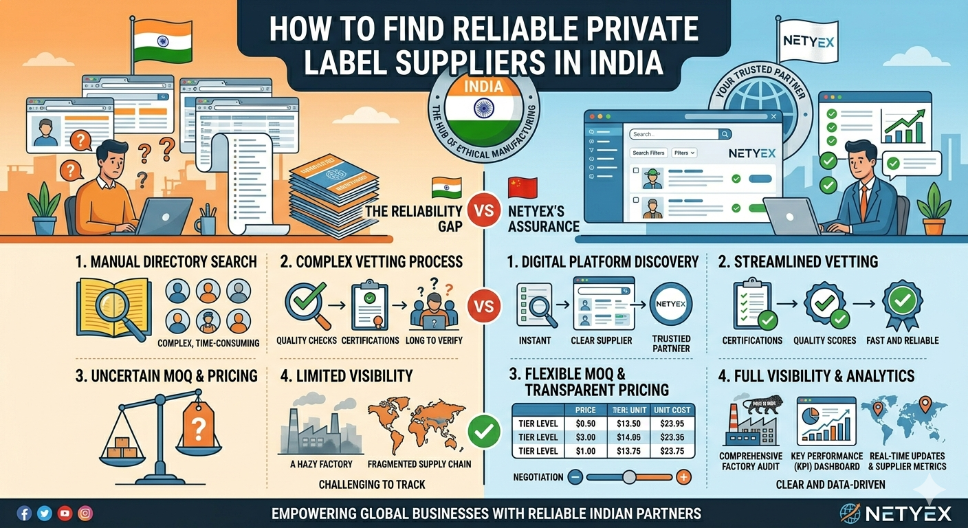 How to Find Reliable Private Label Suppliers in India
