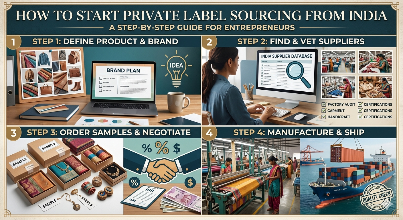 How to Start Private Label Sourcing from India