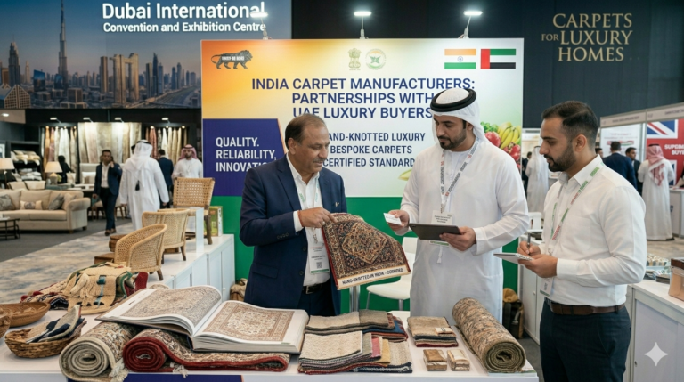 India Carpet Manufacturers for UAE Luxury Buyers