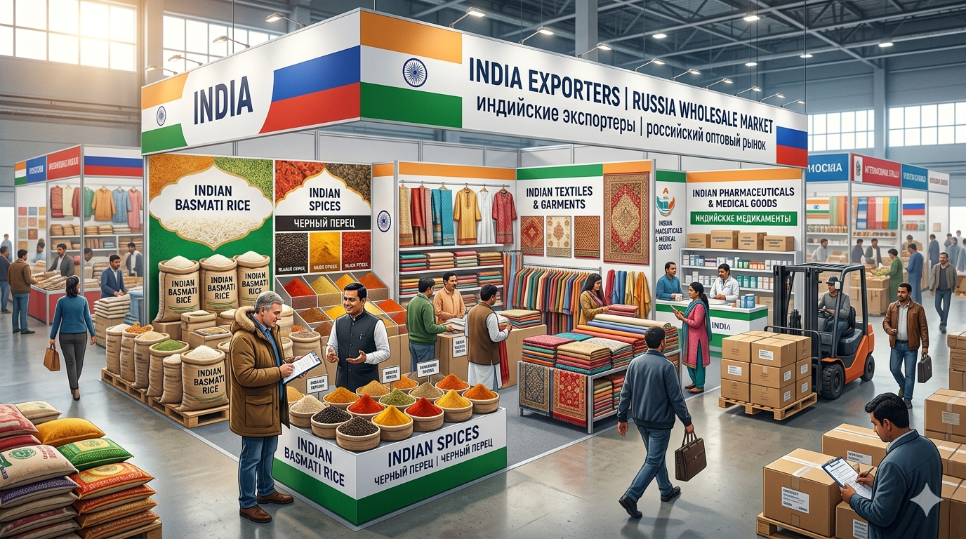 India Exporters for Russia Wholesale Market