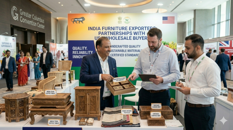 India Furniture Exporters for USA Wholesale Buyers