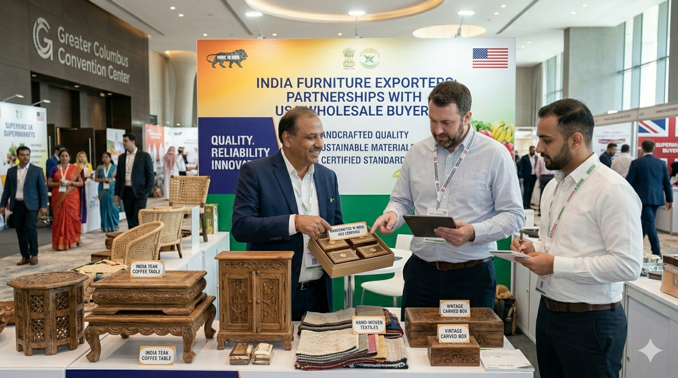 India Furniture Exporters for USA Wholesale Buyers