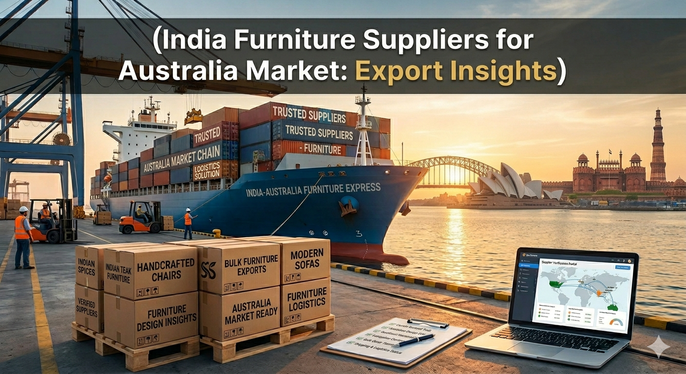India Furniture Suppliers for Australia Market: Export Insights