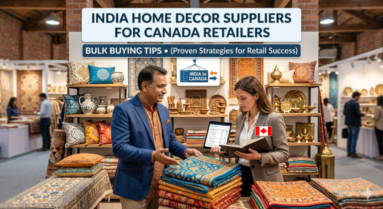 India Home Decor Suppliers for Canada Retailers: Bulk Buying Tips