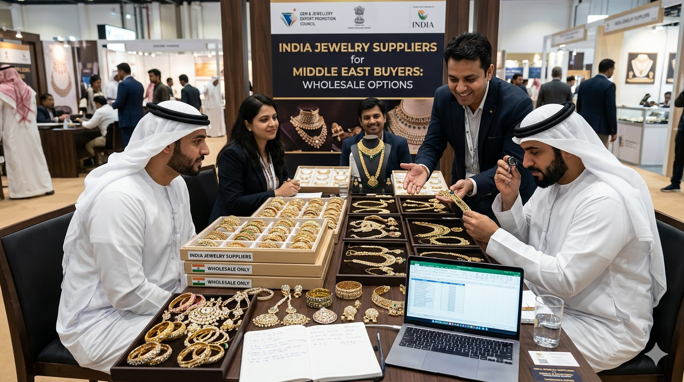 India Jewelry Suppliers for Middle East Buyers: Wholesale Options