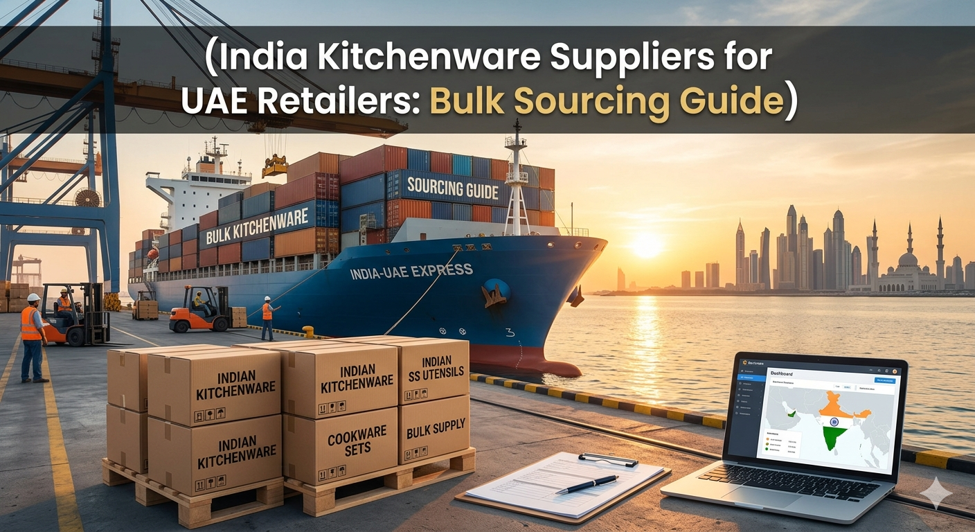 India Kitchenware Suppliers for UAE Retailers: Bulk Sourcing Guide