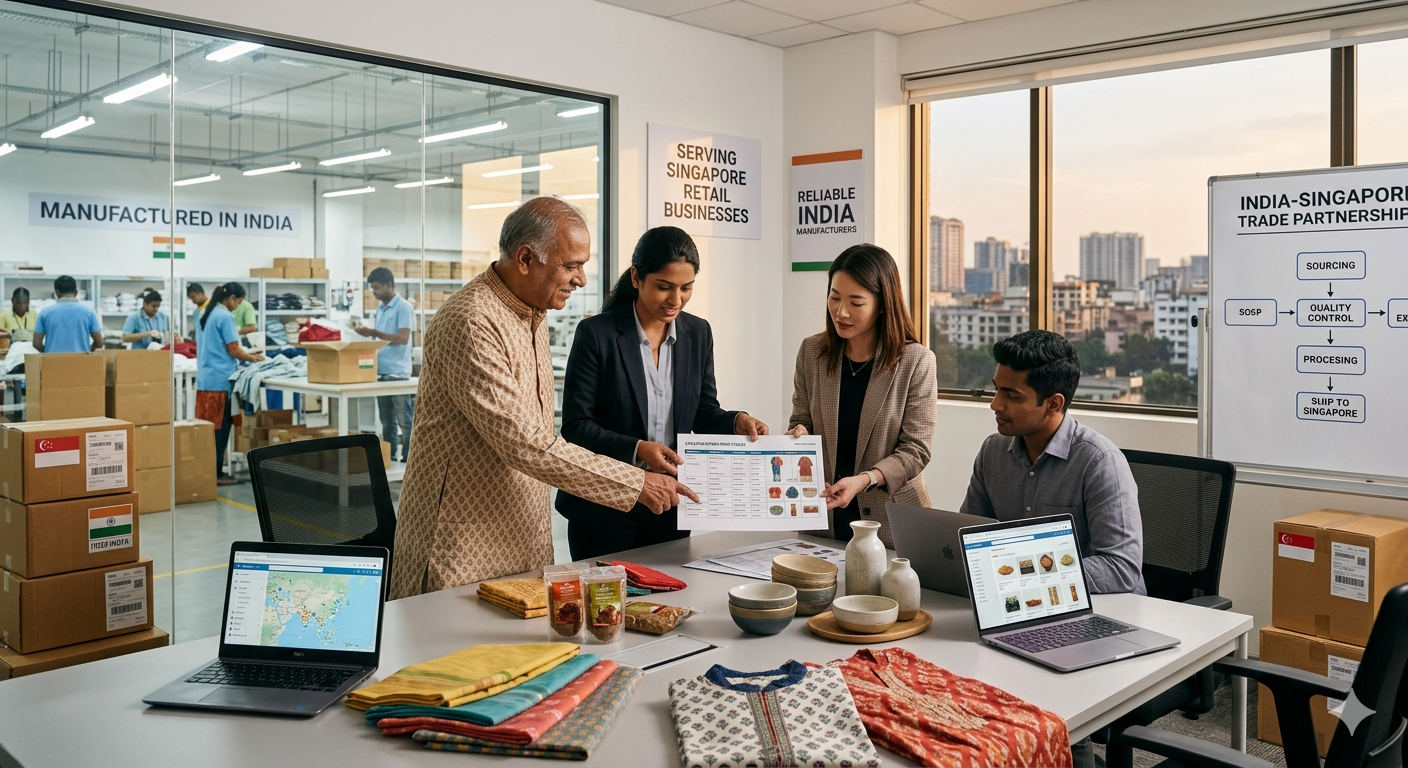 India Manufacturers for Singapore Retail Businesses