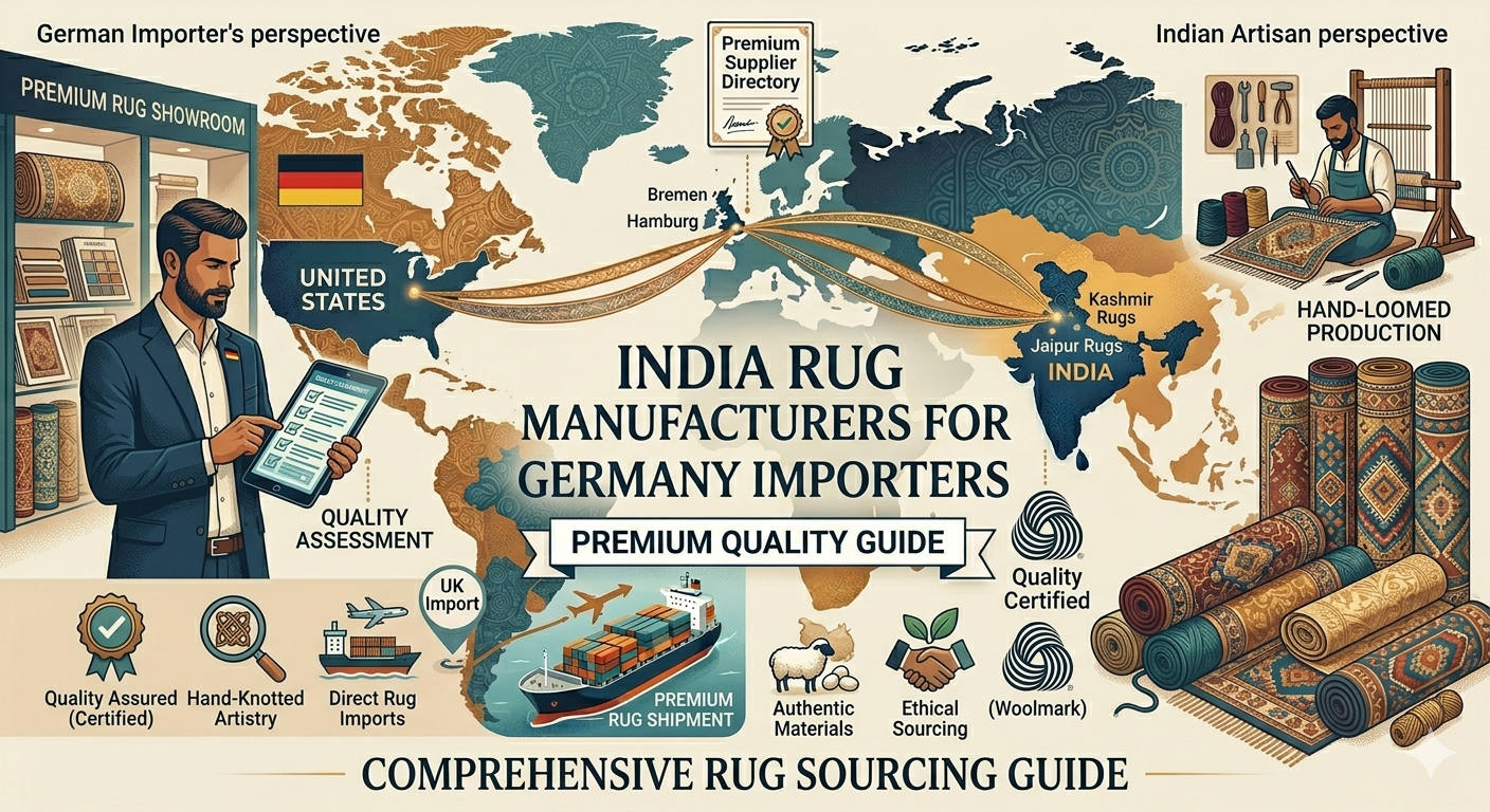 India Rug Manufacturers for Germany Importers: Premium Quality Guide