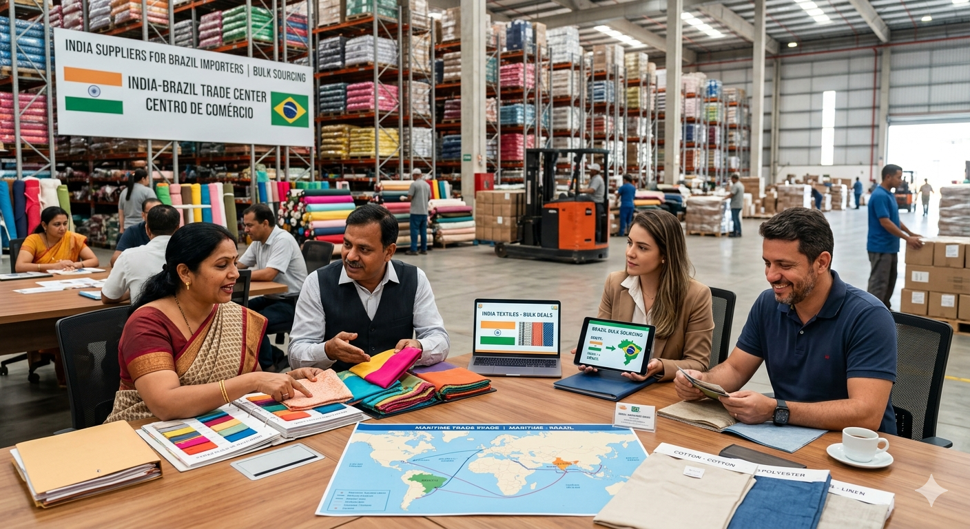 India Suppliers for Brazil Importers: Bulk Sourcing