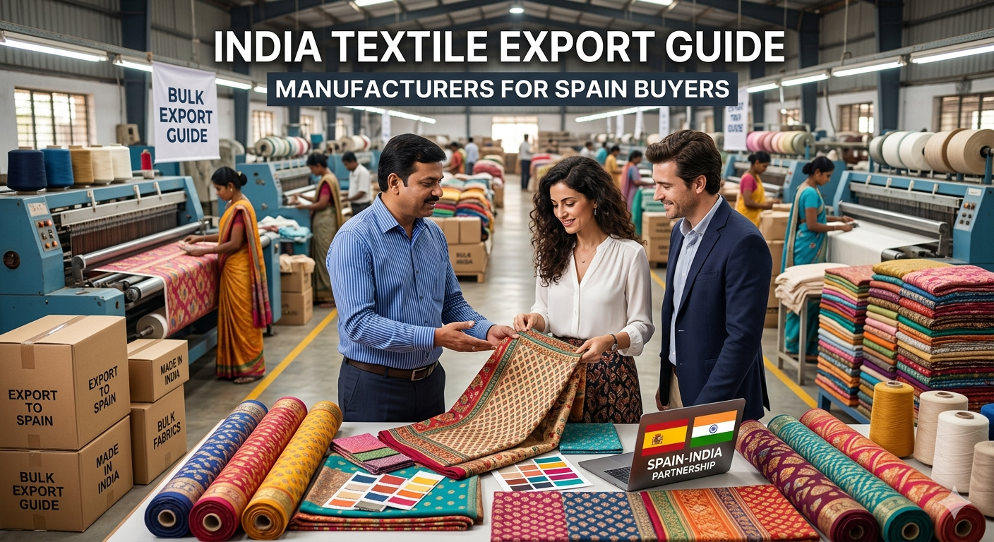 India Textile Manufacturers for Spain Buyers: Bulk Export Guide