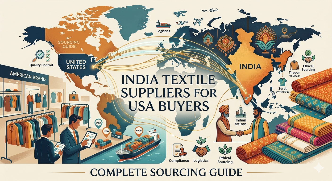 India Textile Suppliers for USA Buyers: Complete Sourcing Guide
