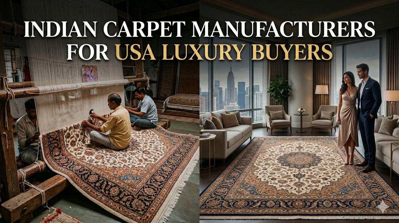 Indian Carpet Manufacturers for USA Luxury Buyers