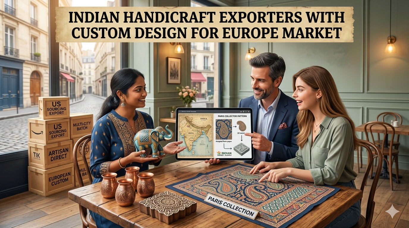 Indian Handicraft Exporters with Custom Design for Europe Market