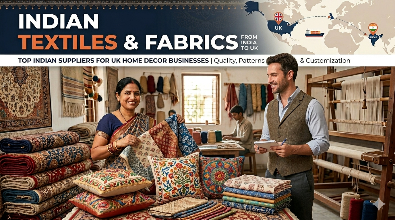 Indian Textile Suppliers for UK Home Decor Businesses