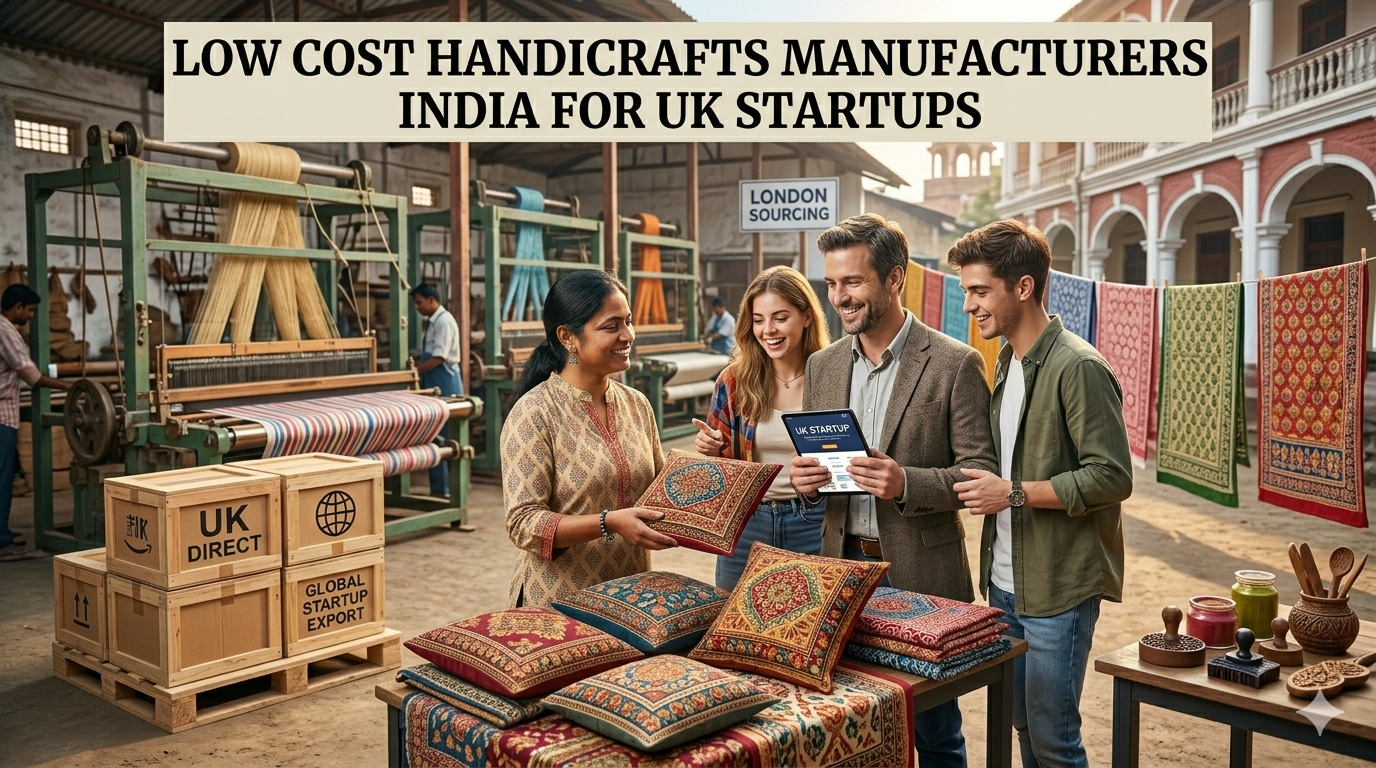 Low Cost Handicrafts Manufacturers India for UK Startups