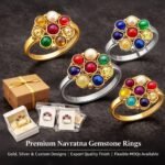 Bulk Navratna Gemstone Ring Supplier India | Wholesale Jewelry Exporter