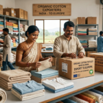 Organic Cotton Textile Exporters India for Europe Market