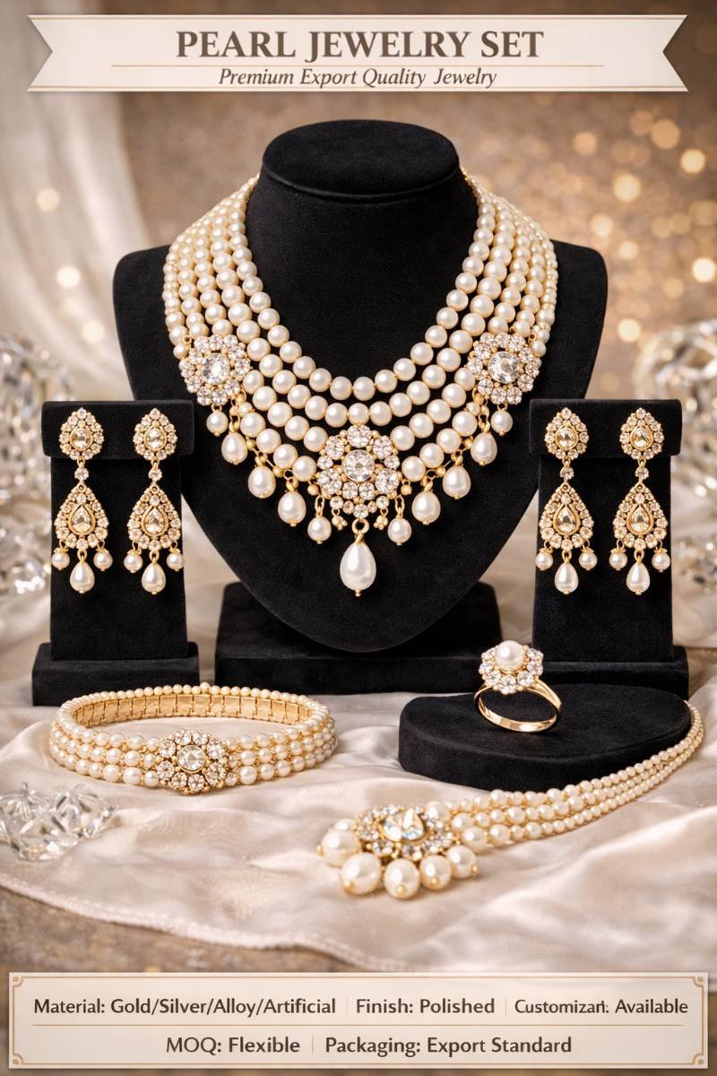 Pearl Jewelry Set - Artificial