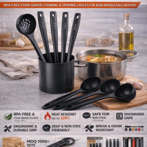 Plastic Kitchen Ladle Set