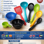 Plastic Kitchen Utility Set of 8