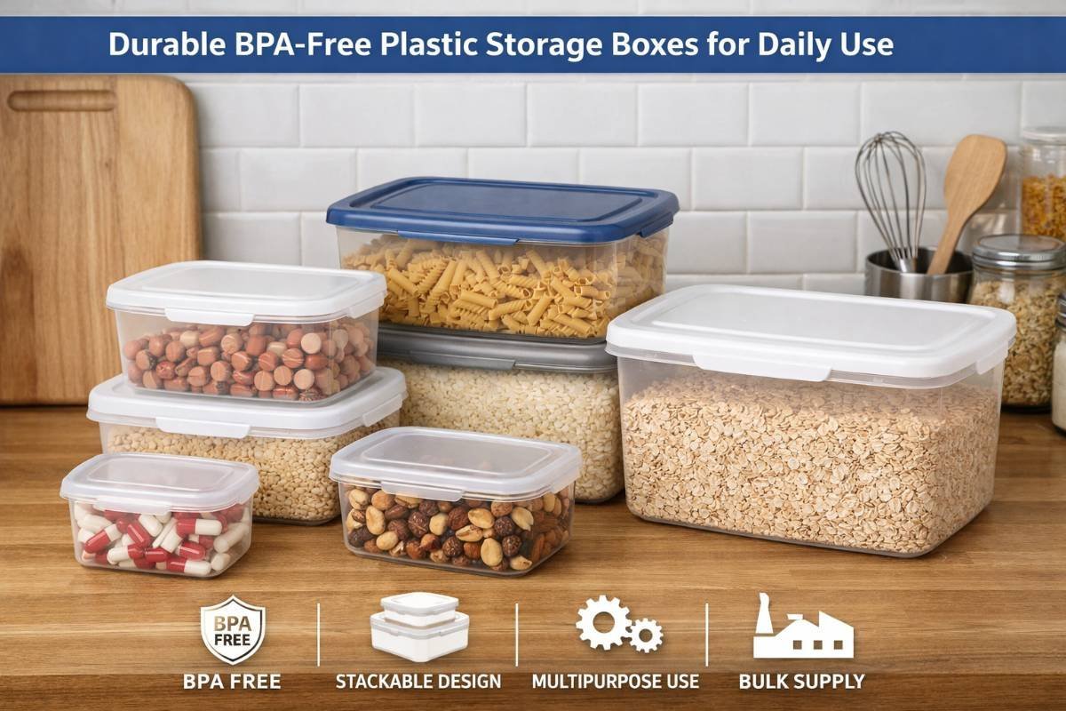 Plastic Storage Boxes for Daily Use