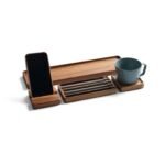 Premium Wooden Desk Organizer Set