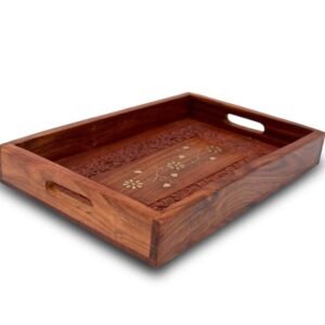 Premium Wooden Serving Trays Wholesale | Handcrafted Solid Wood Trays Supplier