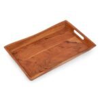 Premium Wooden Serving Trays Wholesale | Handcrafted Solid Wood Trays Supplier