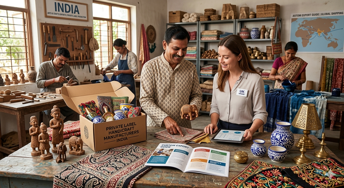 Private Label Handicraft Manufacturers India: Custom Export Guide
