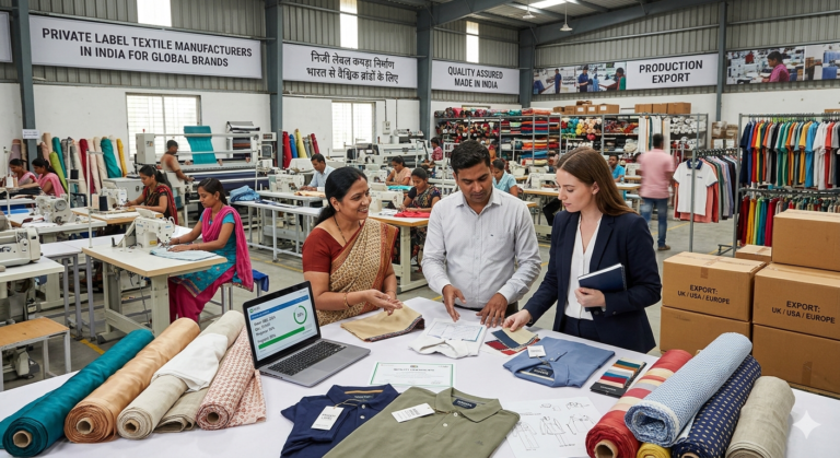 Private Label Textile Manufacturers in India for Global Brands