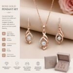Bulk Rose Gold Pendant Set Supplier India | Wholesale Jewelry Exporter