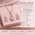 Bulk Rose Gold Pendant Set Supplier India | Wholesale Jewelry Exporter