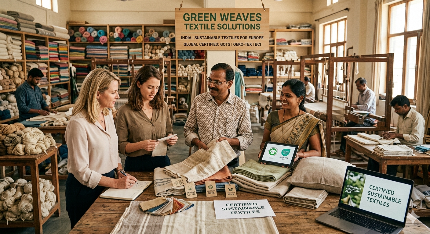 Sustainable Home Textile Suppliers India for Europe Buyers