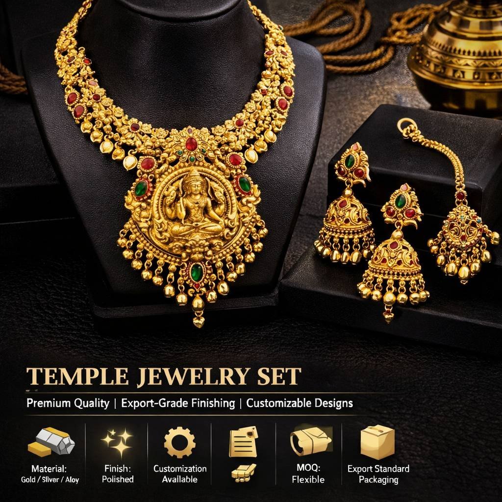 Temple Jewelry Set - Artificial