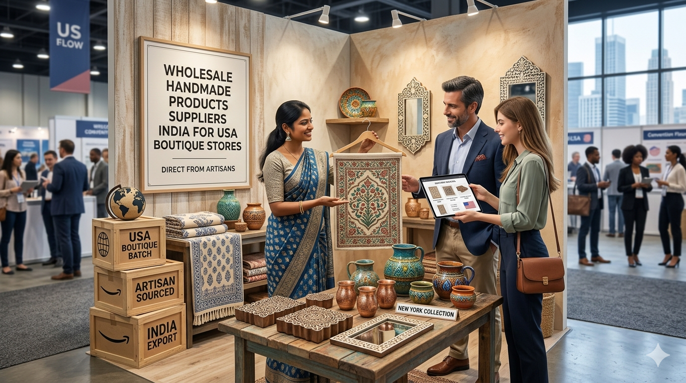 Wholesale Handmade Products Suppliers India for USA Boutique Stores
