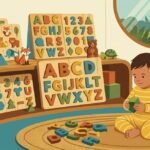 Wooden Alphabet Puzzle Board