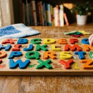 Wooden Alphabet Puzzle Board
